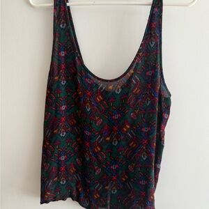 Aerie Multicolor Patterned Women's Tank Top